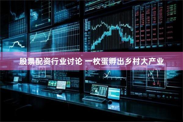股票配资行业讨论 一枚蛋孵出乡村大产业